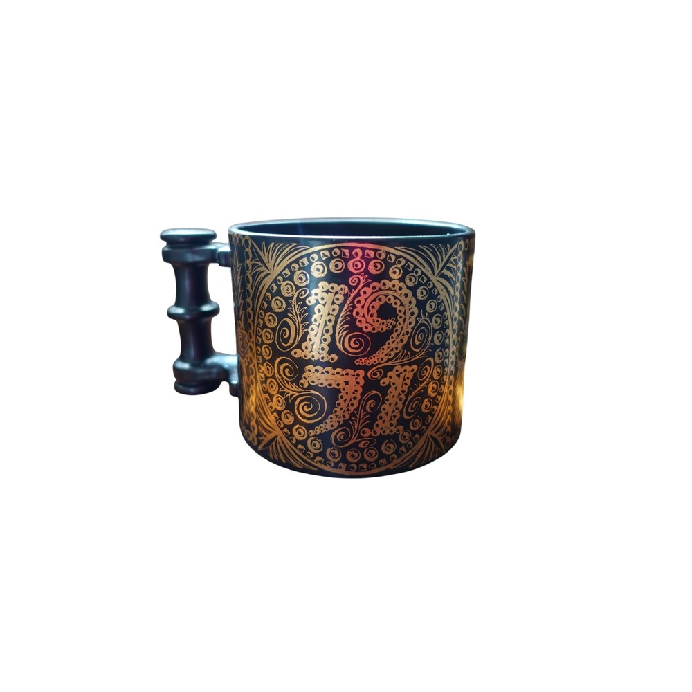 Portmeirion‎ 1971 A Year to Remember Mug Susan Williams-Ellis Gold Black 01217